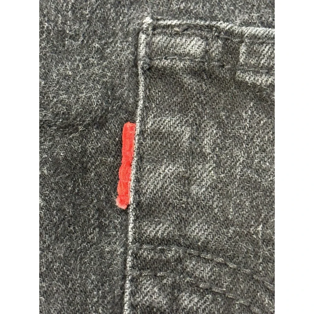 Levis 511 Black Jeans Boys Slim Fit Regular Adjustable Waist - 26x26 - Size 12
